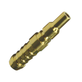 SP Air - Air Tool Fitting - Plug Male 3/8"Hose Barb Jamec Style 2Pc Carded | A105-4C